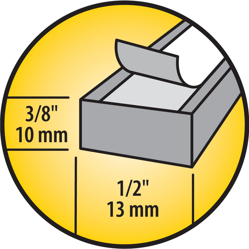 M-D Building Products 02097 2097 M-D 0 Low Density Open Cell Self-Adhesive Foam Tape, 17 Ft L X 1/2 in W 3/8 in T, Gray, x H x 17' L Other