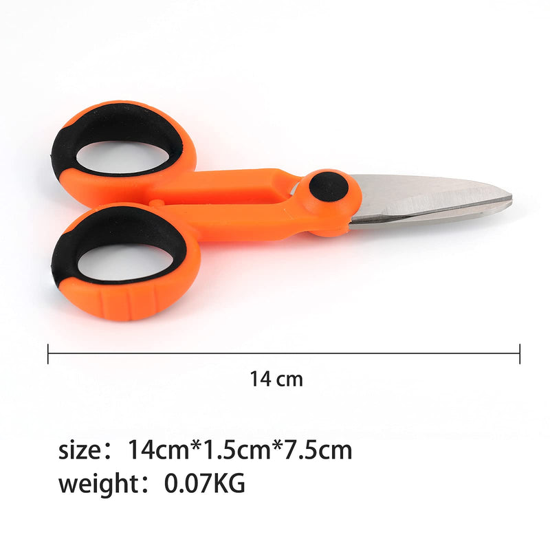 WL-9011Z Optic Fiber Cable Cutter Scissors for Fiber Optic Kevlar Shears Stainless Steel Electrical Shears Precision Scissor with Wire Optical Fiber Cut