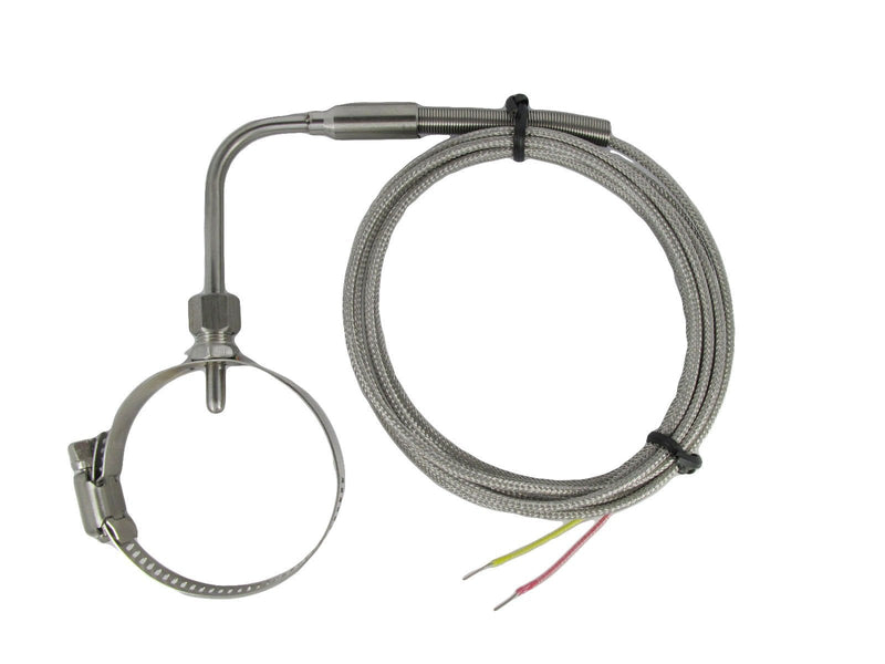 Exhaust Gas Temperature Sensors K Type Adjustable Insert Length with Clamp (1.5~2.5 inch)