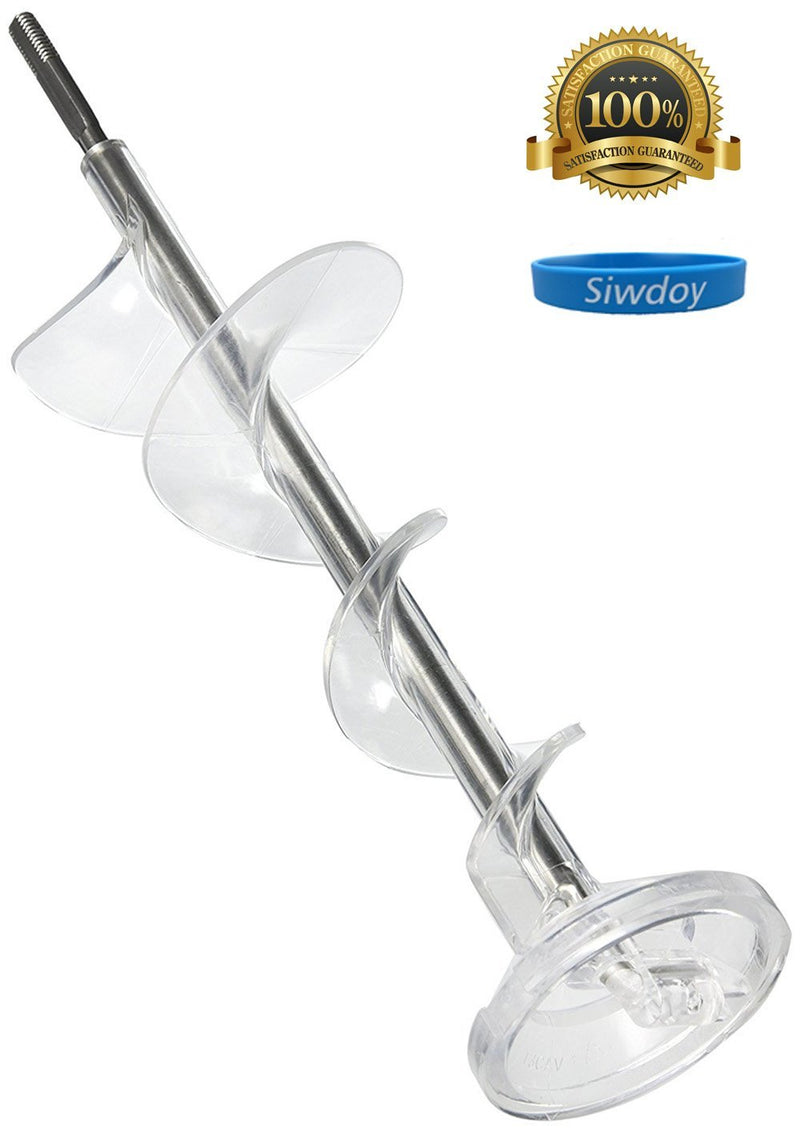 Siwdoy Auger WR17X11939 WR17X11705 Compatible with GE Refrigerator Freezer Ice Bucket AP3849786 PS1018130 AP3672963 PS964350