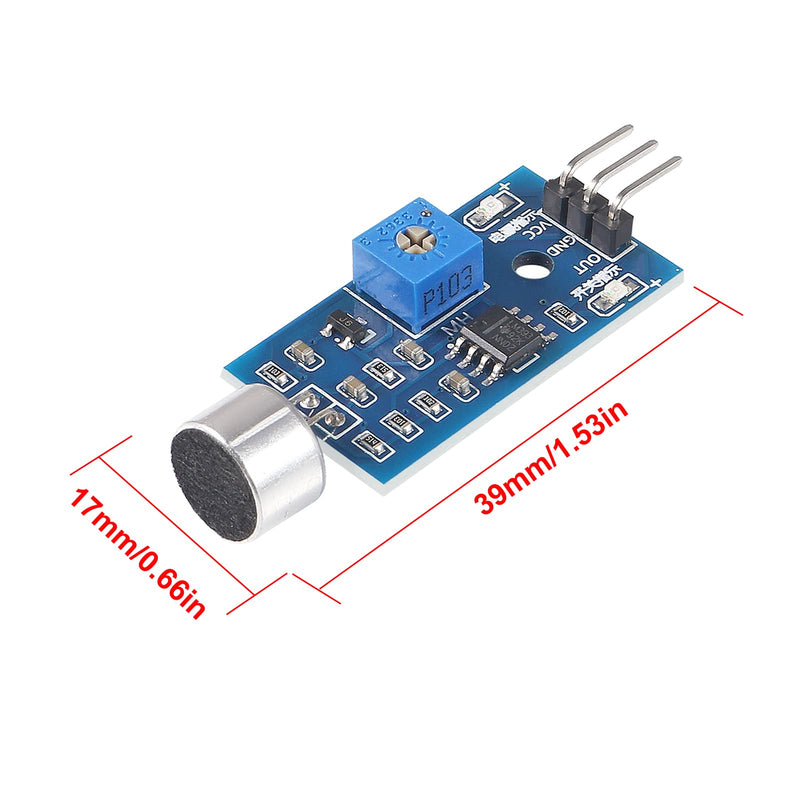 Alinan 10pcs High Sensitivity Sound Microphone Sensor Detection Module for Arduino AVR PIC