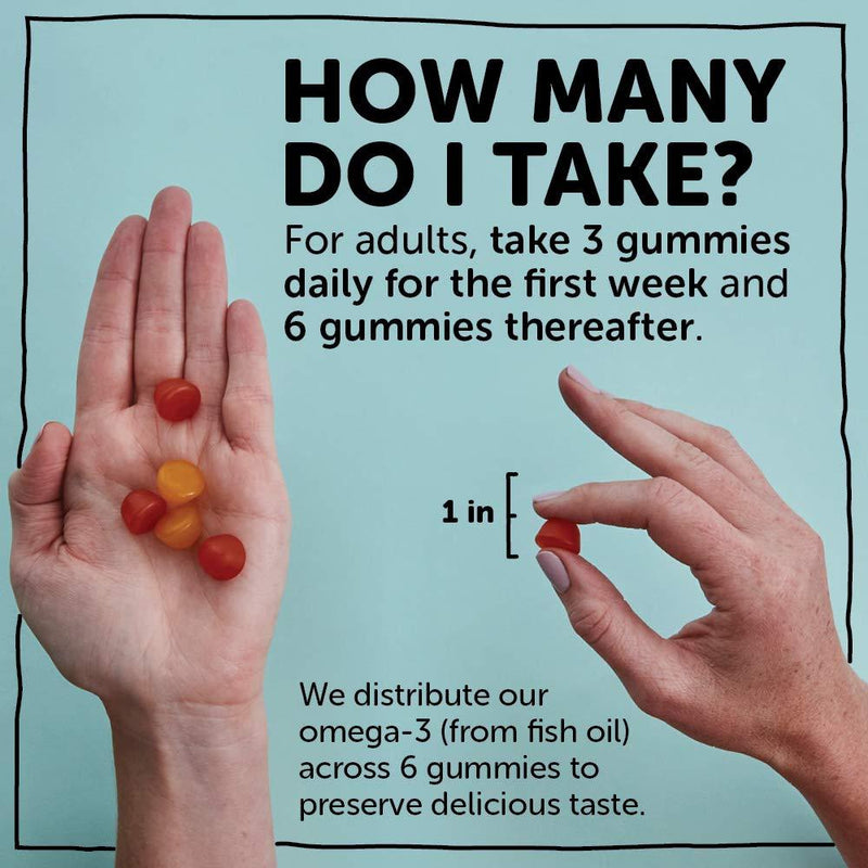 SmartyPants Daily Gummy Multivitamin Adult w/ Fiber: Fiber for Digestive Support, Vitamin C, D3, & Zinc for Immunity, Omega 3 Fish Oil, Vitamin B6, E, Methyl B12, 180 count (30 Day Supply) Adult Formula + Fiber