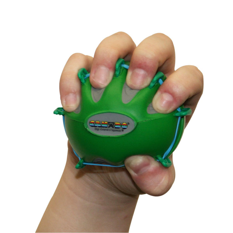 CanDo 10-2272 Digi-Extend n' Squeeze Hand Exerciser, Small, Green-Moderate Green: Medium