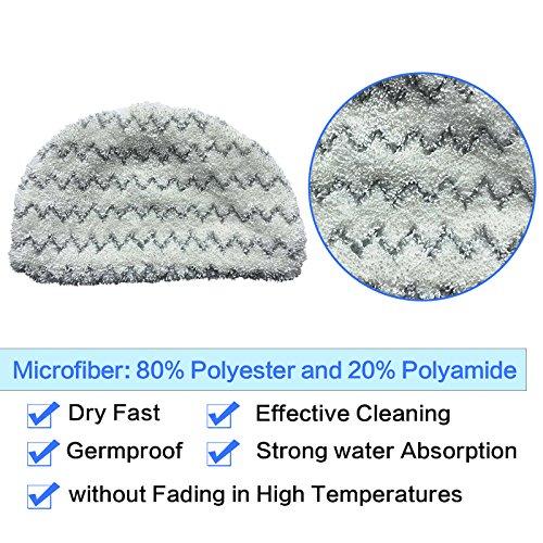Amyehouse 10PK Replacement Pads for Bissell Powerfresh Steam Mop 1940 1440 1806 1544 2075 2685 Series 19401 19402 19404 19408 19409 1940A 1940F 1940N 1940T 1940Q 1940W B0006 15441 15443 2181 2814
