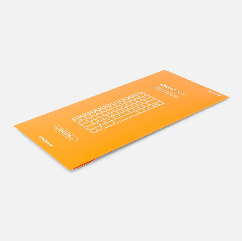 UPPERCASE GhostCover Premium Ultra Thin Keyboard Protector, Compatible with MacBook Pro with Touch Bar 13" and 15" (2016 2017 2018 2019, Apple Model Number A1706, A1707, A1989, A1990, A2159) Standard Packaging