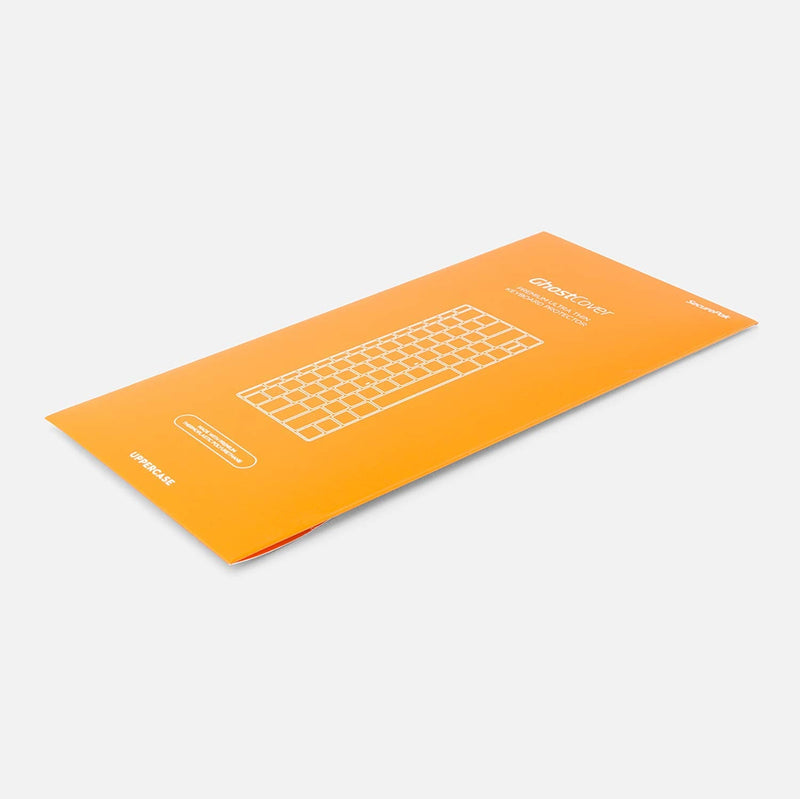 UPPERCASE GhostCover® Premium Ultra Thin Keyboard Cover Protector, Compatible with 2021 2022 M1 Pro/Max MacBook Pro 14" 16" (A2442 A2485) and 2022 M2 MacBook Air 13" (A2681), US (ANSI) Layout, Tinted
