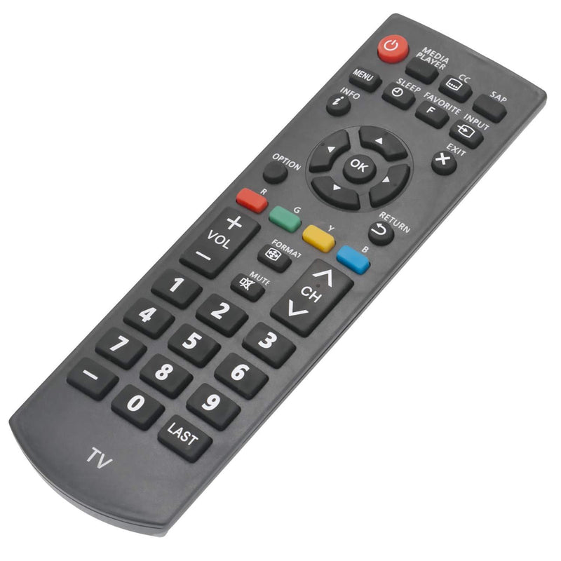 New N2QAYB000820 Replace Remote Control fit for Panasonic Viera LCD LED Plasma TV TC-32A400U TC-39A400U TC-40A420U TC-50A400U TH-50LRU60 TC-L32B6X Tc-l39b6x Tc-32b6p Tc-l39b6p TC-32LB64 TC-L39B6