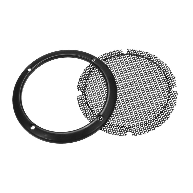 uxcell Speaker Grill Cover 3 Inch 93mm Mesh Decorative Circle Subwoofer Guard Protector Black 2pcs