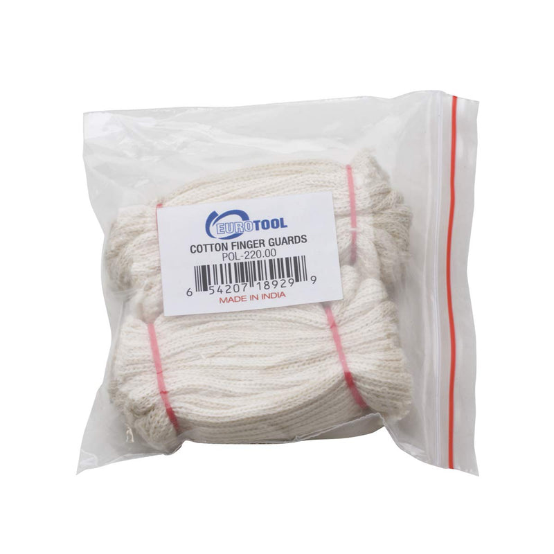 EuroTool Cotton Finger Guards (Pkg of 20), POL-220.00 1 Pack