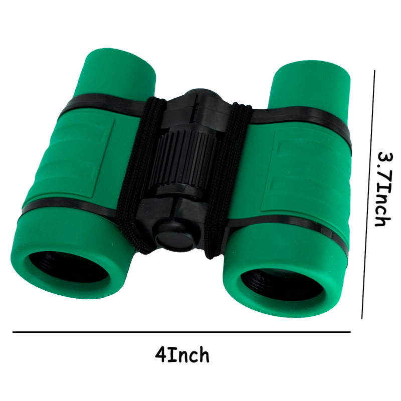 4 Pack Kids Binoculars Educational Learning Binoculars Children Binoculars Folding Real Binoculars for Bird Watching, Gifts for Outdoorsy Kids (Colour mixture2) colour mixture2