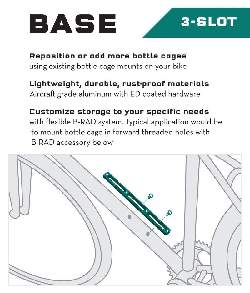 Wolf Tooth Components B-RAD Mounting Base 4 Slot