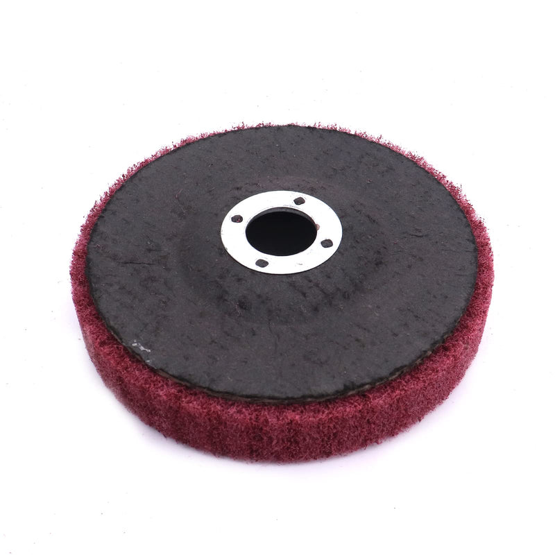 Yuhtech 10 pieces 4 inch 100 mm polishing disc polishing wheel for stainless steel angle grinder