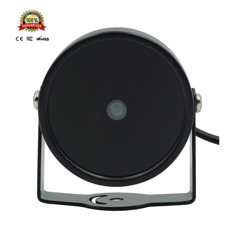 JC IR Illuminator 4-Led High Power IR Light Wide Angle for Night Vision CCTV and IP Camera Black with Power Adapter