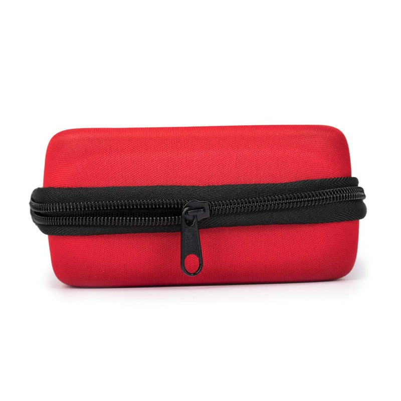 First Aid Hard Case Empty, Jipemtra First Aid Hard Shell Case First Aid EVA Hard Red Medical Bag for Home Health First Emergency Responder Camping Outdoors (Red) 1 Count (Pack of 1)