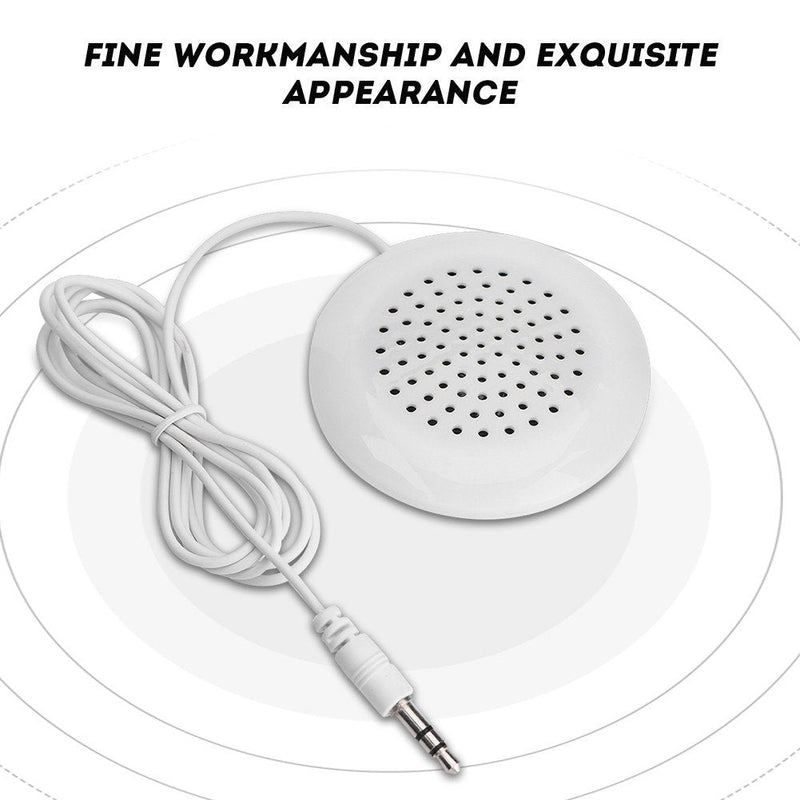 Zopsc New DIY Mini Speaker Portable Pillow 3.5mm Stereo Speaker for MP3/MP4 Mobile Phone Portable CD Player, with Exquisite Appearance and HD and Unique Soft Sound