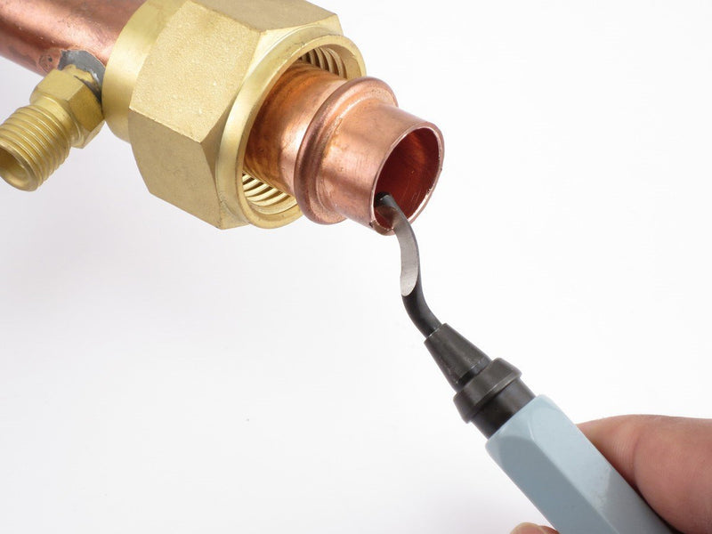 General Tools 482 Swivel Head Deburring Tool with Metal Handle