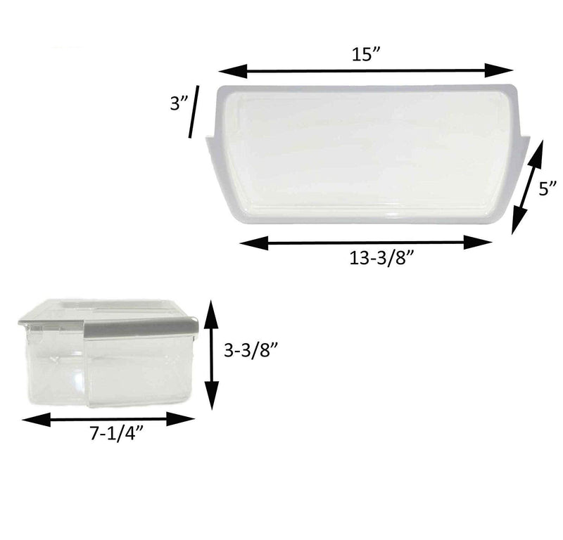 KITCHEN BASICS 101 W10321304 Replacement for Whirlpool AP6019471, 2179575, 2179607, 2171046, 2171047, 2179574, AP4700047, PS3489569,2304235