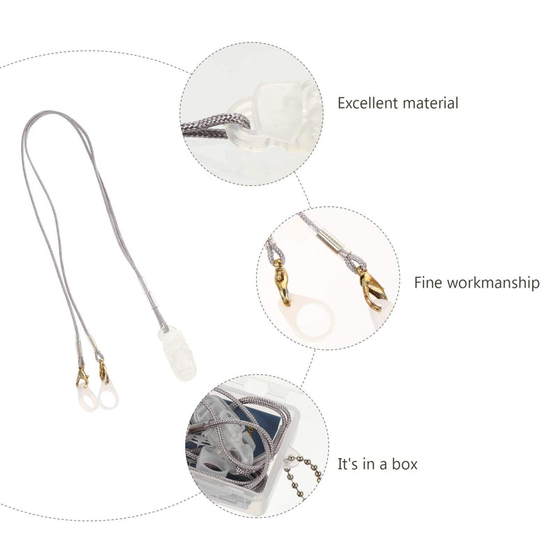 Scicalife BTE Hearing Aids Clip For Adults- New Designed Portable Rope Anti-lost Lanyard Fixation Cord Protection Rope For Seniors