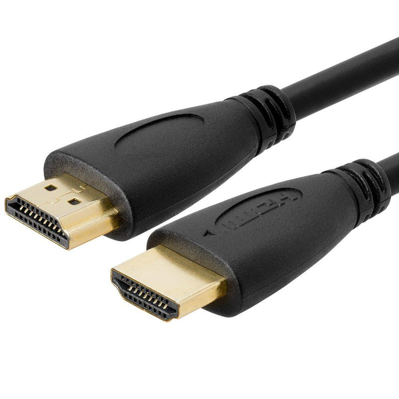 Cmple - Ultra Slim High Speed HDMI Cable HDMI 2.0 HDTV Cable - Supports Ethernet 3D 4K and Audio Return - 10FT (2 Pack) 10FT (2 PACK) Black