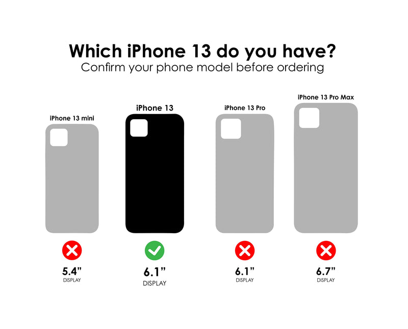 OTTERBOX DEFENDER SERIES SCREENLESS EDITION Case for iPhone 13 (ONLY) - BLACK