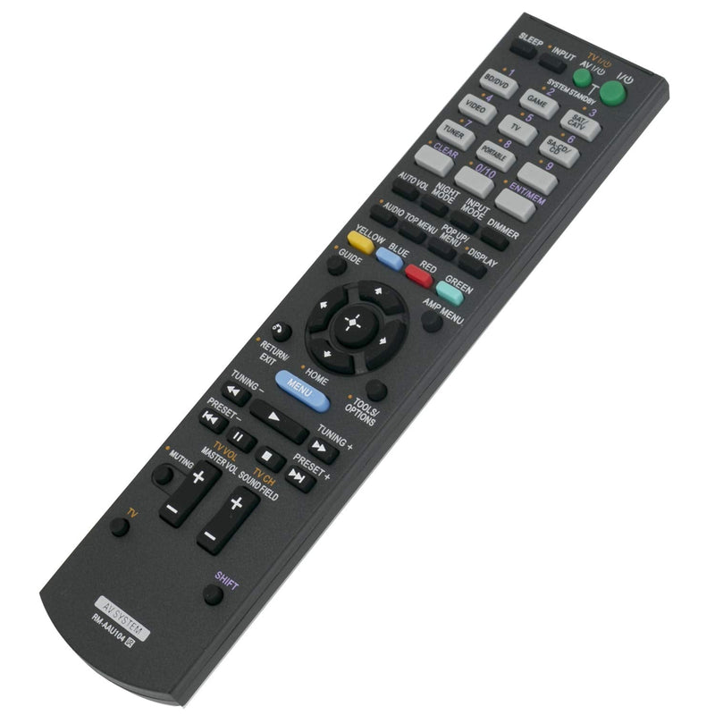 RM-AAU104 Replace Remote fit for Sony AV Receiver 3D Home Theater Audio Video System STR-DH520 RM-AAU116 HT-DDW3500 STR-K3500SW STR-KM3500 STR-KS380 STR-KS470