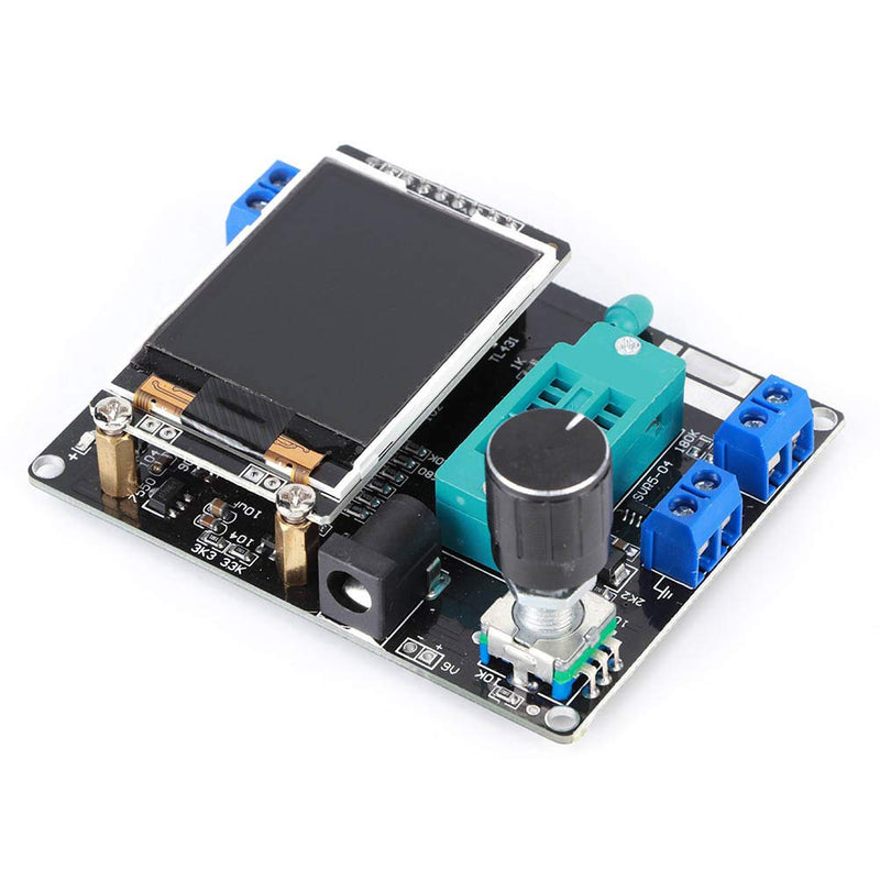 ESR Meter with Case NPN PNP GM328 Transistor Tester Small Volume Resistance Inductance Capacitance Meter for NPN and PNP Transistors