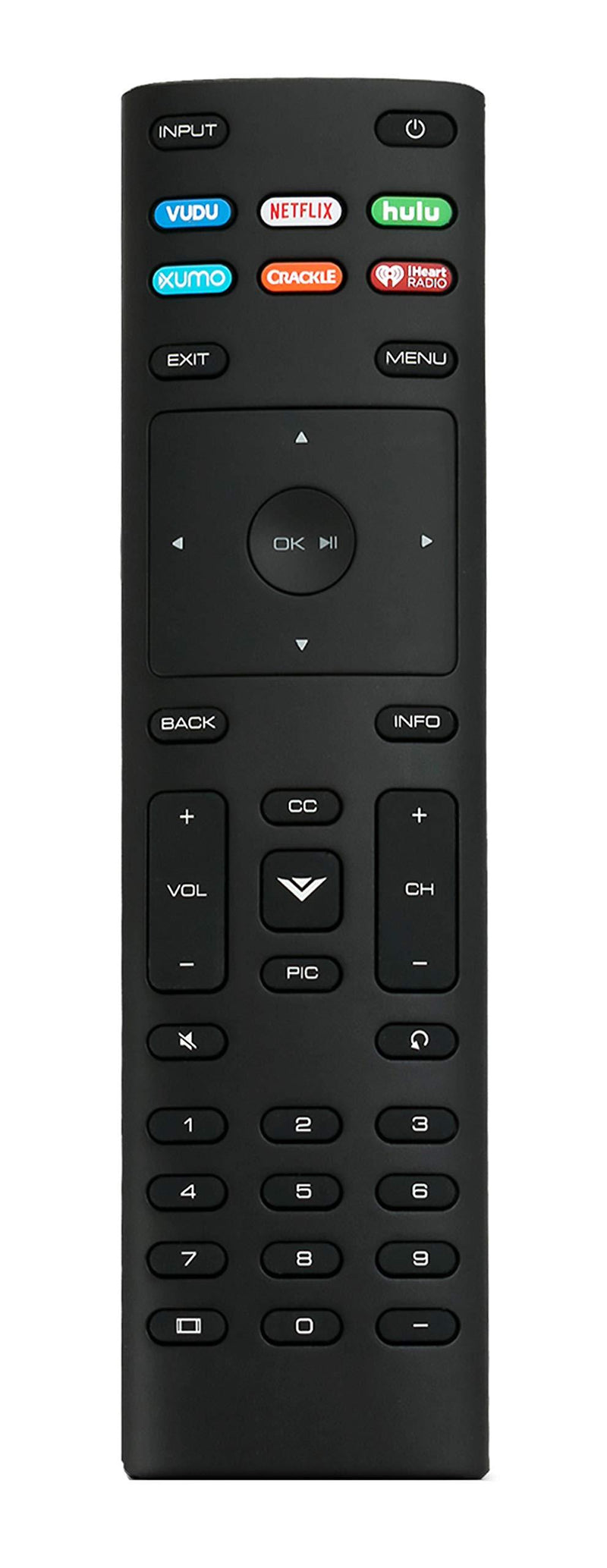 XRT136 Remote Replacemnet for All Vizio TV D24f-F1 D32f-F1 D43f-F1 D50f-F1 P75-E1 E43-E2 E50-E1 E50x-E1 E55-E1 E55-E2 E60-E3 E65-E0 E65-E1 E65-E3 E70-E3 D24h-G9 D40f-G9 D50x-G9 V505-G9 PQ65-F1 E43-F1