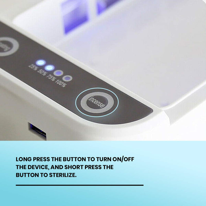 UV Light Sanitizer - Cell Phone Sanitizer Sterilizer Cleaner Box for Smartphone iPhone