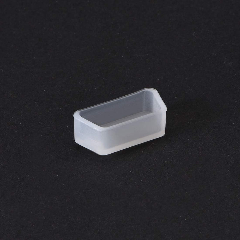 uxcell 10pcs VGA Port Silicone Protectors Cap Cover Anti Dust for DB9, RS232, 15mmx7mm Clear