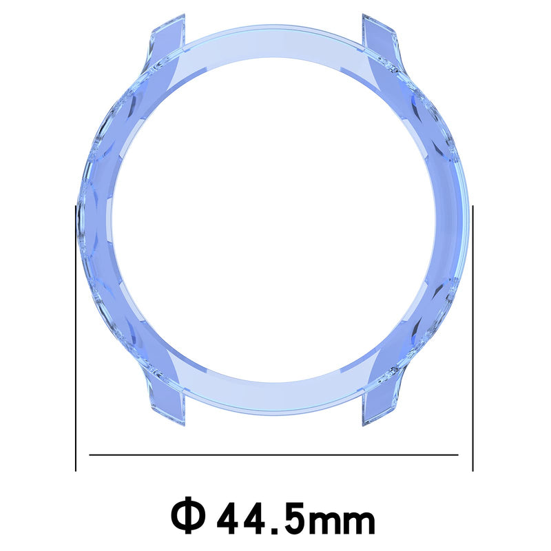 LOKEKE Compatible for Garmin Forerunner 55 Protective Case Cover, TPU Protective Case Cover Shell for Garmin Forerunner 55(TPU Black)