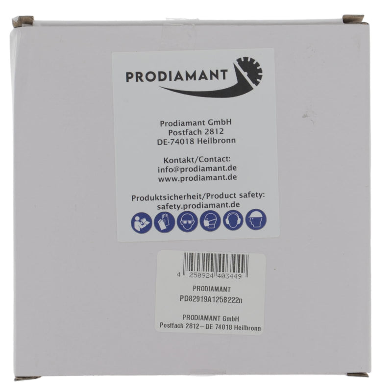 PRODIAMANT diamond cup wheel 125 mm x 22.2 mm Turbo ST91 diamond grinding wheel asphalt screed professional quality 125 / 22.23 mm
