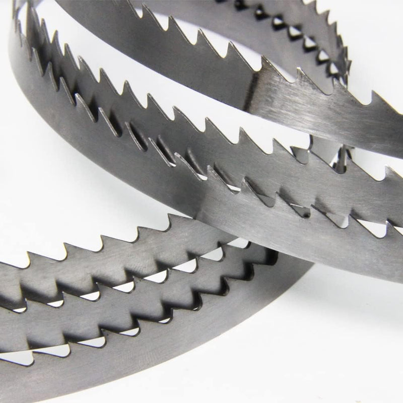 Set of 4 band saw blades, wood band saw blades, saw band 1400 x 6.35 x 0.35 mm 6 ZpZ, suitable for Scheppach band saw HBS30, HBS20, HB800 etc