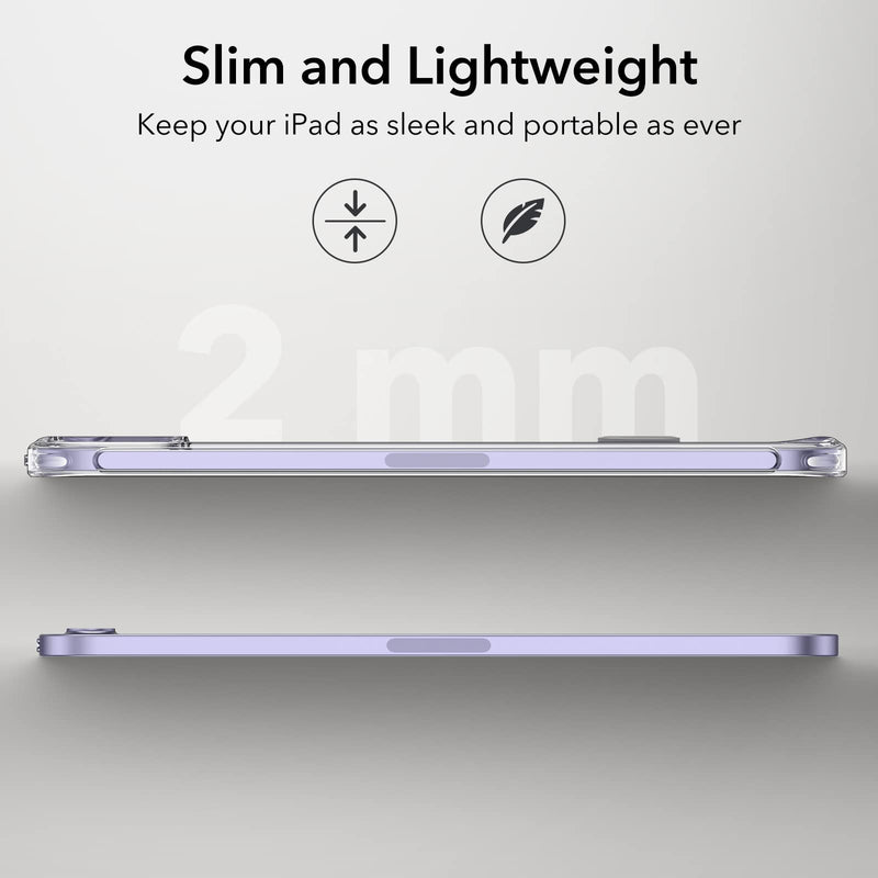 ESR for iPad Mini 6 Case, iPad Mini 6th Generation Case with Stand(8.3 inch, 2021), 3 Stand Modes, Slim and Light, Yellowing Resistant, Boost Kickstand Case, Clear