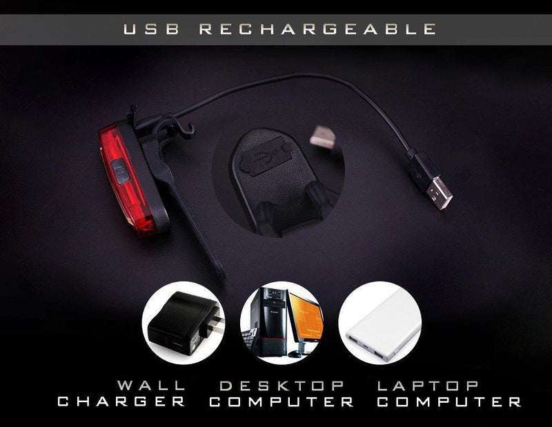 NP NIGHT PROVISION DUO-120 Red/White Strobe Back Rear Bike Light USB Rechargeable COB LED Lights PSR-120 Police Patrol Red/Blue Strobe Safety Warning Firefighter Police DUO-120: RED & WHITE LED (RED CASE)