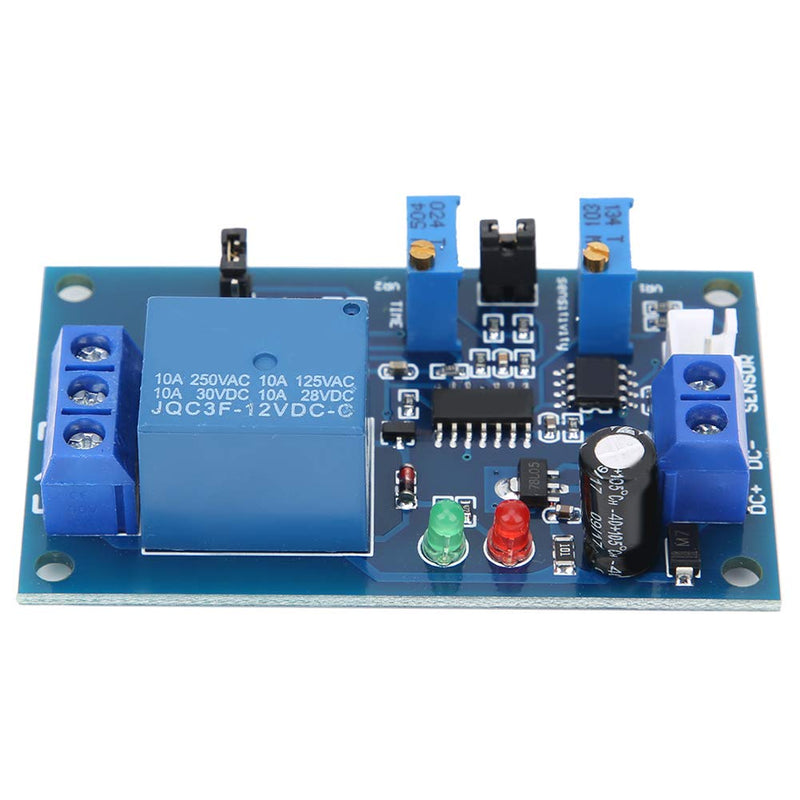 Light Control Switch Relay, XH-M131 Photosensitive Relay Module, Controlled Delay Light Induction Adjustable Switch Photoresistor Relay Module (12V)
