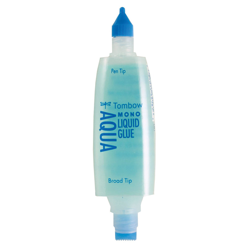 Tombow MONO Aqua Liquid Glue, Permanent Bond, 50 ml, Clear, Carded (62181) Original Version