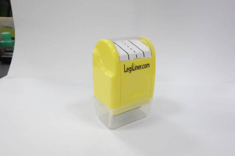 LEGILINER- 1/2" Dashed Handwriting line, Rolling, self-Inking Stamp. Handwriting Practice Tool for Teachers/OT’s/Homeschool/Special Ed, /Kindergarten/1st/2nd Grade Size.