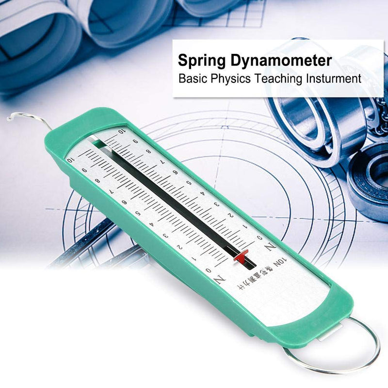 Oumefar 10N Newton Meter Plastic Spring Dynamometer Rod Physics Mechanical Experiment Instrument Spring Balance High Resolution for Physics Mechanical Experiments