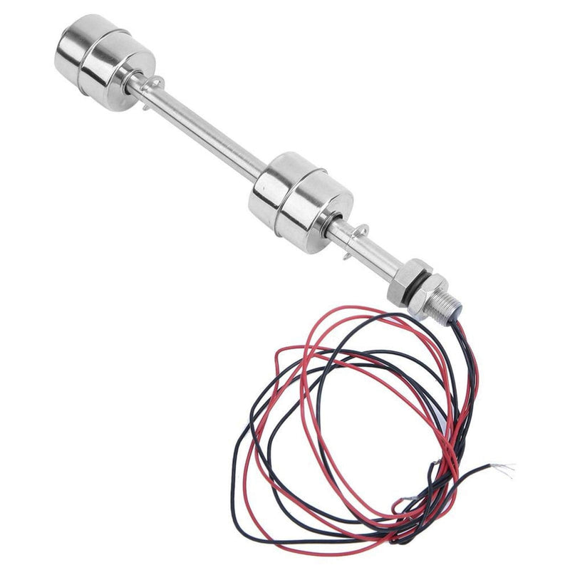 Water Level Sensor, Double Ball Level Sensor, Stainless Steel Double Ball Float Switch Water Level Controller Sensor Switch for Tank Pool(150mm)