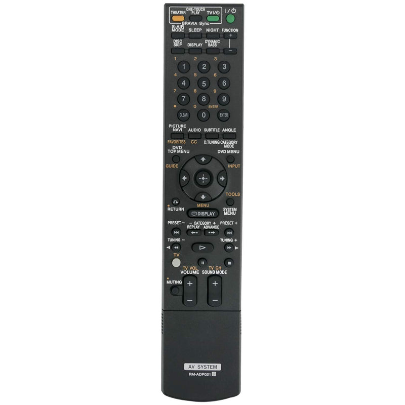 New RM-ADP021 Replace Remote Control fit for Sony DVD Disc Home Theater Theatre AV Receiver System DAV-HDX675 DAV-HDX575WC DAV-HDX578W DAV-HDX678WF DAV-HDX975WF HCD-HDX678WF DAV HDX678WF DAVHDX675