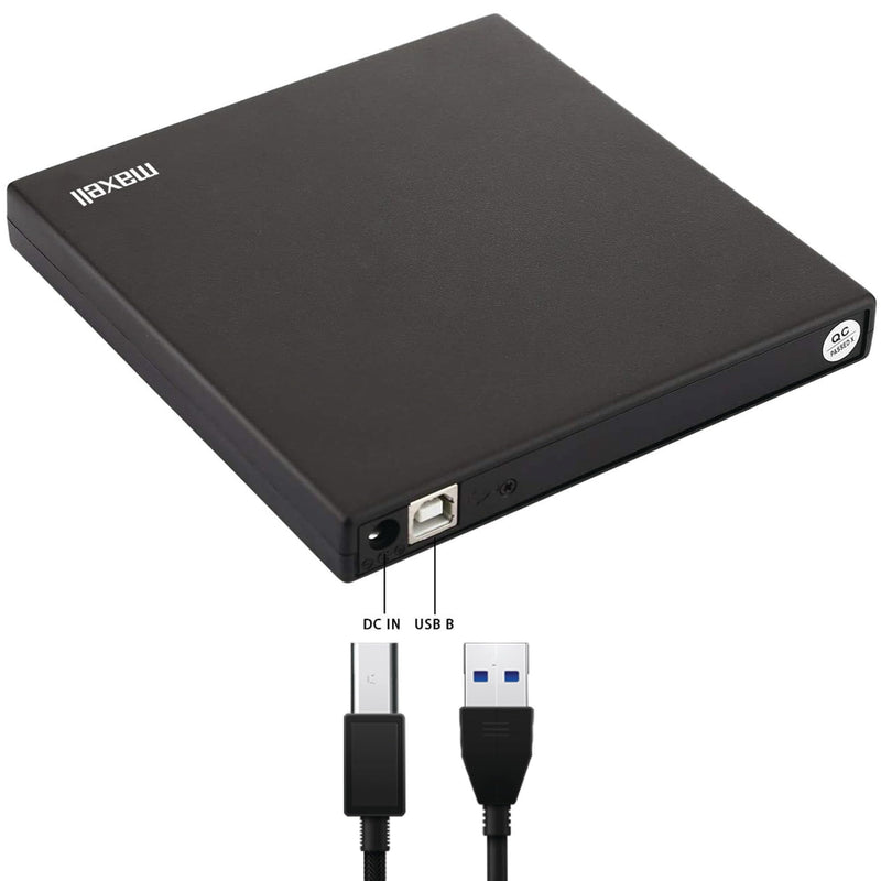 Maxell® CD/DVD External USB 2.0 Reader/Writer