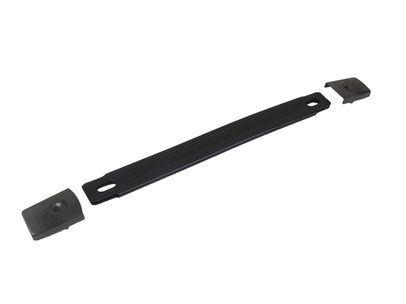 Reliable Hardware Company RH-0585BK-A Cabinet Small Strap Handle with Black End Caps
