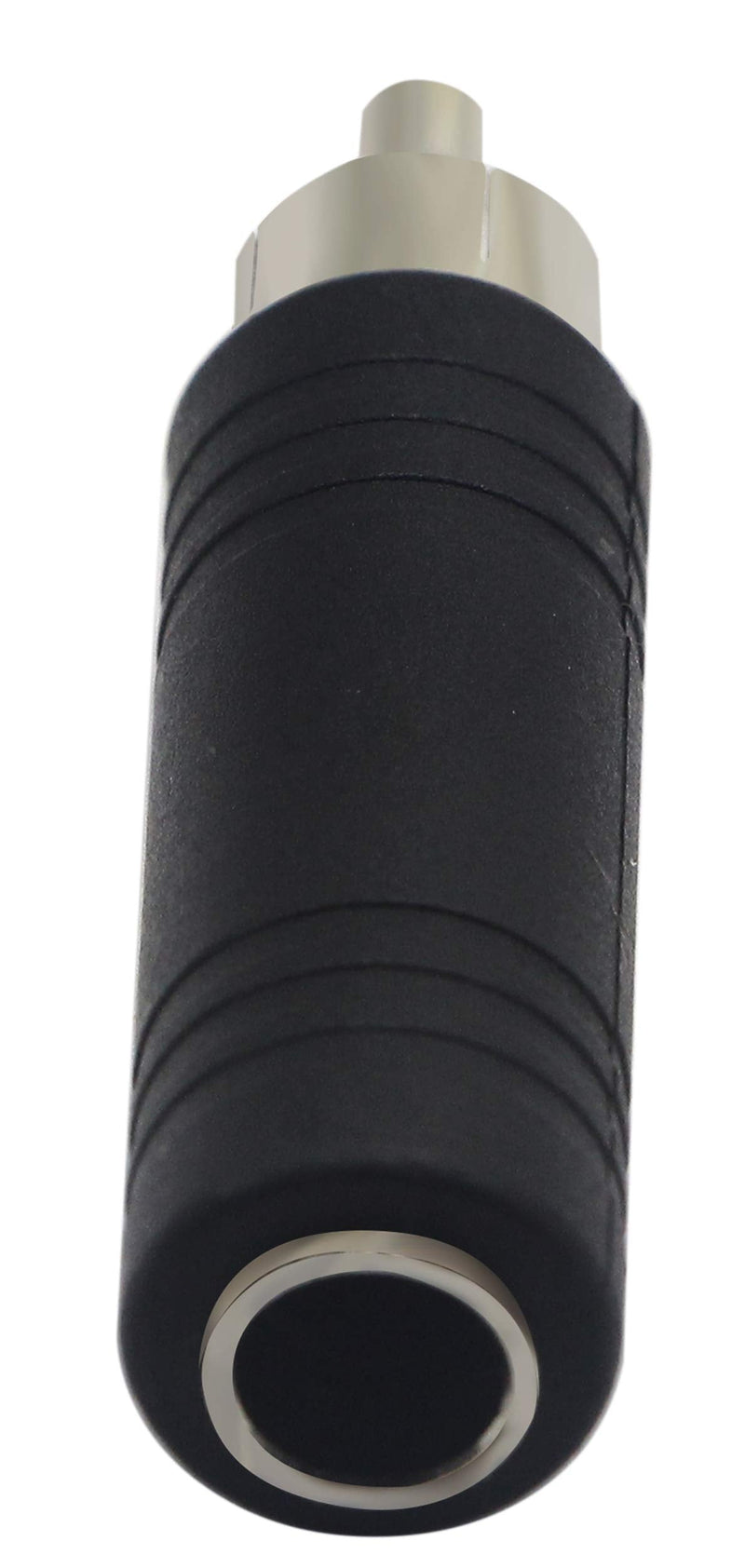 zdyCGTime 6.35mm to RCA Adapter RCA Male Plug to 6.35mm 1/4 Inch Mono Female Audio Mic Plug Adapter Jack Converterr (5 Pack)