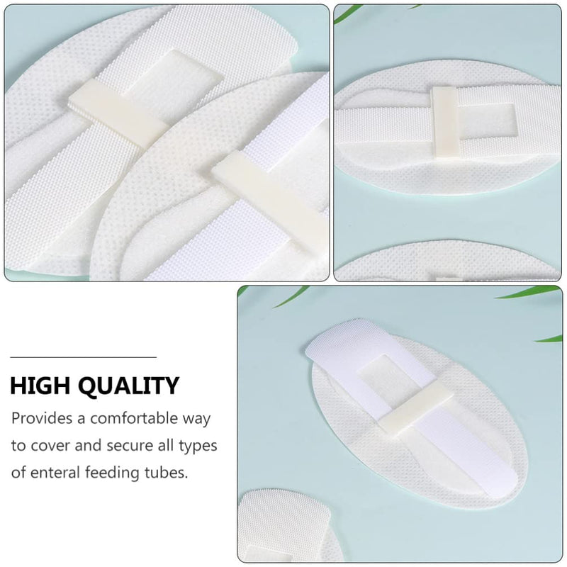 EXCEART 10pcs Catheter Stabilization Device Legband Holder Sticker Catheter Tube Holder Perspiration Holes Legband Holder Urine Bag Holder Care