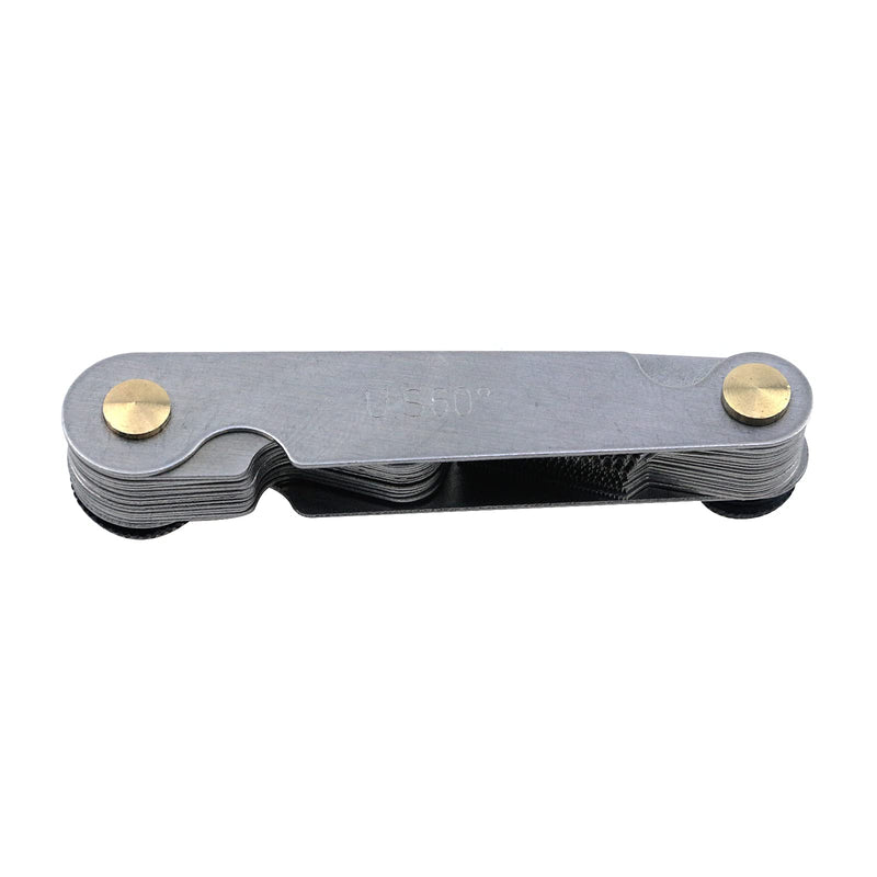 MY MIRONEY 60 Degree 30 Pcs America SAE Type Thread Pitch Gauge Stainless Steel Screw Pitch Measuring Tool