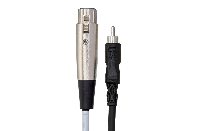 Hosa XRF-110 XLR3F to RCA Unbalanced Interconnect Cable, 10 Feet