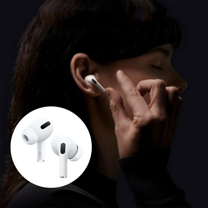 3 Pairs Replacement Ear Tips 2 Pairs Ear Hooks for AirPods Pro Silicon Ear Buds Tips with Portable Storage Box Fit in The Charging Case- Small, Medium and Large (L+M+S) L+M+S