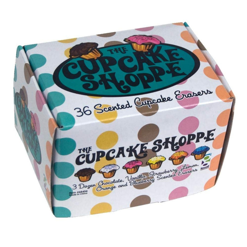 Raymond Geddes Cupcake Shoppe Scented Eraser, 36 Pack (68456)