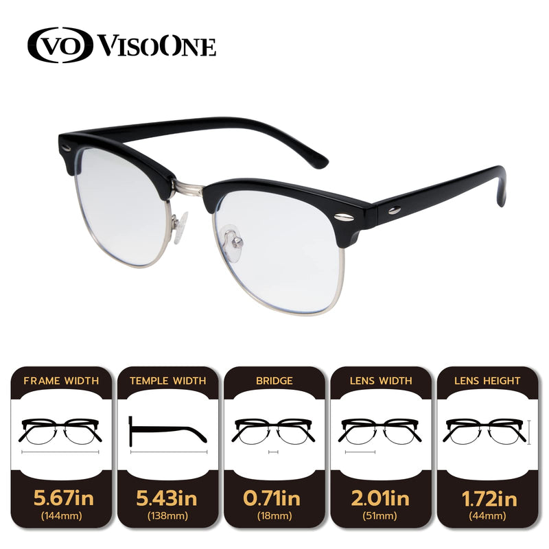 Blue Light Blocking Glasses Square with Anti Computer Glare for Gaming Reading Women and Men Black