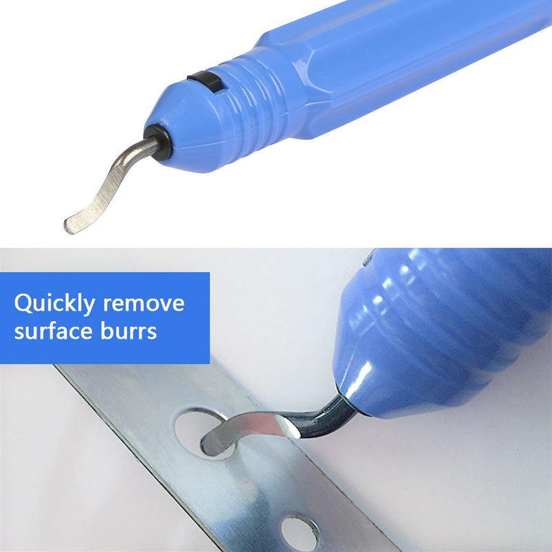 DODUOS deburring tool universal hand deburring tool with 10 spare blades deburring set for plastic, aluminum and stainless steel